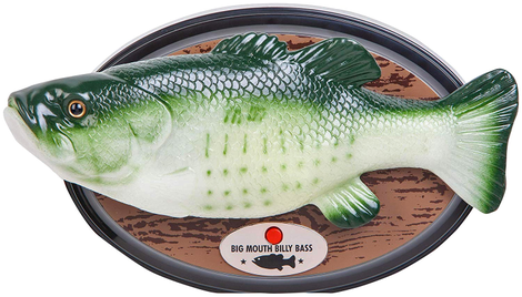 Illustration for article titled Big Mouth Billy Bass Will Now Annoy the Shit Out of You With Alexa Support Built In